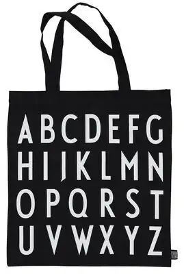 Design Letters Favourite Tøypose ABC, Black 1 Design Letters Favourite Tøypose ABC, Black