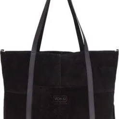 Voksi Ida Ising Citybag Stelleveske Semsket, Svart