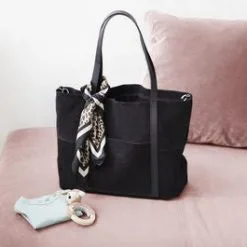 Voksi Ida Ising Citybag Stelleveske Semsket, Svart -Tilbud jollyroom Butikk 11006871 3394 4a