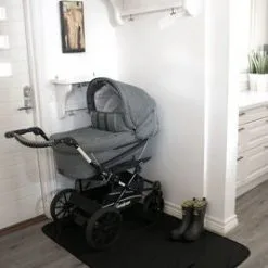 Tinkafu Gulvmatte 90x145cm, Svart -Tilbud jollyroom Butikk 121 3257 3b