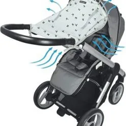 Dooky Universal Solkalesje, Swalow Grey -Tilbud jollyroom Butikk 126550 1124 4a