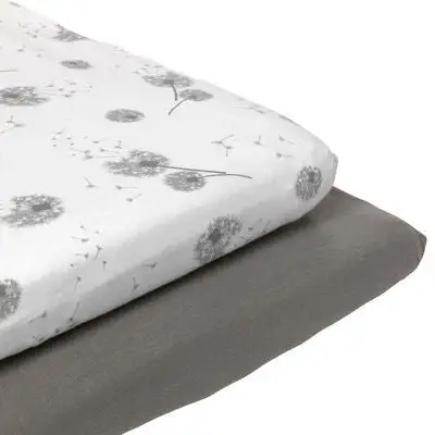 NG Baby Dandelion Underlaken 70x90 2-pack, Grey 1 NG Baby Dandelion Underlaken 70x90 2-pack, Grey