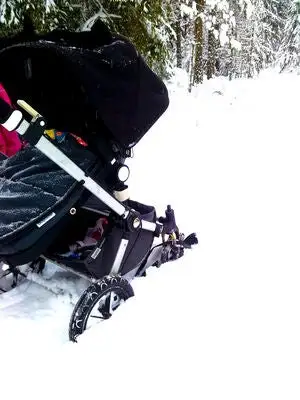 Axso Barnevognsski, Svart 5 Axso Barnevognsski, Svart - Bilde 5