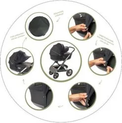 Tinkafu Solskjerm Universal, Grå -Tilbud jollyroom Butikk 138 3257 4a