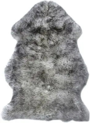 BOZZ Lammeskinn Langhårete, Grey Mist 1 BOZZ Lammeskinn Langhårete, Grey Mist