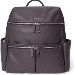 Skip Hop Flatiron Stelleveske Ryggsekk, Grey Raisin