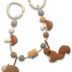 Sebra Heklet Barnevognkjede Nightfall