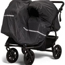 Petite Chérie Søsken Regntrekk Refleks, Black