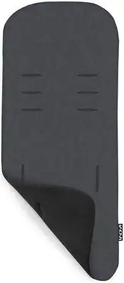 Inovi Memory Foam Sittepute Vendbar, Black/Black Melange