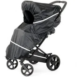 Nordic Crown Singel Regntrekk, Svart