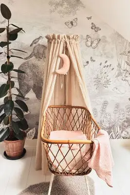 Jollein Stretchlaken Bomullsjersey 40x80cm, Pale Pink 2 Jollein Stretchlaken Bomullsjersey 40x80cm, Pale Pink - Bilde 2