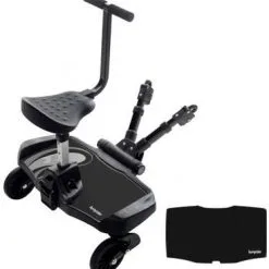 Bumprider Ståbrett Med Sete, Svart