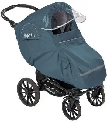 Tinkafu Regntrekk Med Skjerm, Blå 1 Tinkafu Regntrekk Med Skjerm, Blå