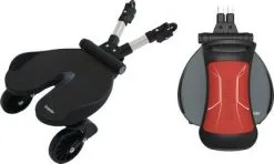 Bumprider Ståbrett Inkl. Sete, Rød