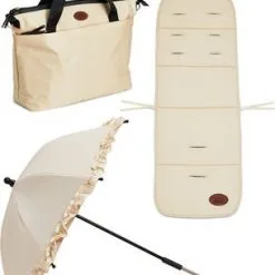 Petite Chérie Tilbehørspakke Barnevogn, Bleached Sand