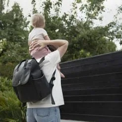 Babymel Robyn Stelleveske Ryggsekk, Black -Tilbud jollyroom Butikk 993742 BM3884 1839 3a