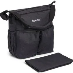 Beemoo Care Stelleveske, Black -Tilbud jollyroom Butikk BEEMOO CARE DIAPERBAG BLACK 1132 4b