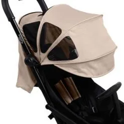 Beemoo Easy Fly/Easy Fly Lux Breezy Kalesje + Beltebeskyttelse, Mocha Beige -Tilbud jollyroom Butikk BM EASYFLY BREEZY MOCHA BEIGE 1895 4b