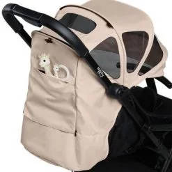 Beemoo Easy Fly/Easy Fly Lux Breezy Kalesje + Beltebeskyttelse, Mocha Beige -Tilbud jollyroom Butikk BM EASYFLY BREEZY MOCHA BEIGE 1895 4d