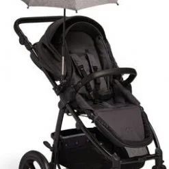 Beemoo Parasoll Barnevogn, GreyMel -Tilbud jollyroom Butikk BM PARASOL GREY MELANGE 1895 4b