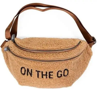 Childhome On The Go Midjeveske Teddy, Beige 1 Childhome On The Go Midjeveske Teddy, Beige