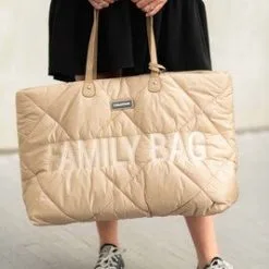 Childhome Family Puffered Stelleveske, Beige -Tilbud jollyroom Butikk CWFBPBE 3215 3d