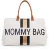 Childhome Mommy Kanvas Stelleveske Off White Stripes Black/Gold