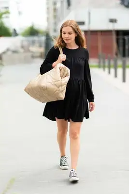 Childhome Mommy Puffered Stelleveske, Beige 4 Childhome Mommy Puffered Stelleveske, Beige - Bilde 4