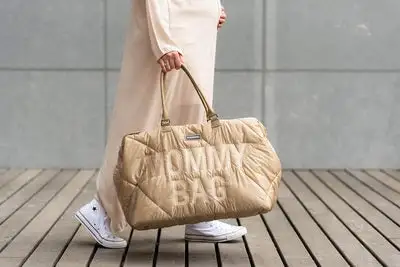 Childhome Mommy Puffered Stelleveske, Beige 8 Childhome Mommy Puffered Stelleveske, Beige - Bilde 8