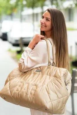 Childhome Mommy Puffered Stelleveske, Beige 10 Childhome Mommy Puffered Stelleveske, Beige - Bilde 10