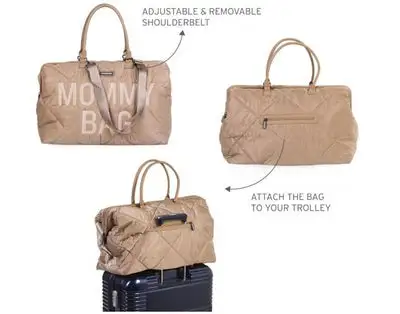 Childhome Mommy Puffered Stelleveske, Beige 17 Childhome Mommy Puffered Stelleveske, Beige - Bilde 17