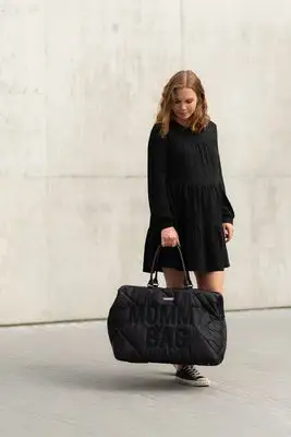 Childhome Mommy Puffered Stelleveske, Svart 3 Childhome Mommy Puffered Stelleveske, Svart - Bilde 3