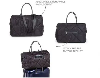 Childhome Mommy Puffered Stelleveske, Svart 16 Childhome Mommy Puffered Stelleveske, Svart - Bilde 16