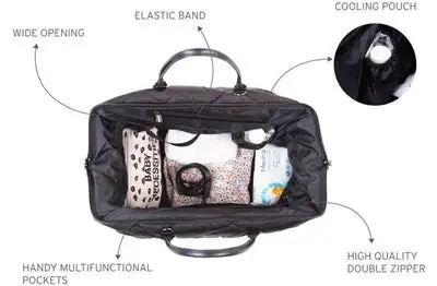 Childhome Mommy Puffered Stelleveske, Svart 17 Childhome Mommy Puffered Stelleveske, Svart - Bilde 17