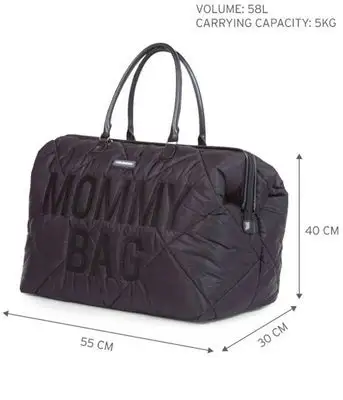 Childhome Mommy Puffered Stelleveske, Svart 19 Childhome Mommy Puffered Stelleveske, Svart - Bilde 19