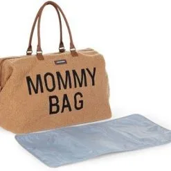 Childhome Mommy Bag Stelleveske Teddy, Beige -Tilbud jollyroom Butikk CWMBBT 3215 4c