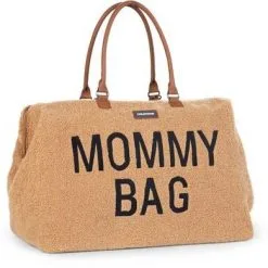 Childhome Mommy Bag Stelleveske Teddy, Beige -Tilbud jollyroom Butikk CWMBBT 3215 4e