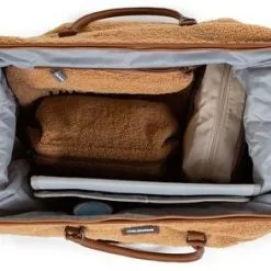 Childhome Mommy Bag Stelleveske Teddy, Beige -Tilbud jollyroom Butikk CWMBBT 3215 4f