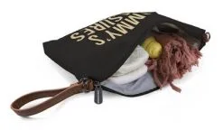 Childhome Mommy Clutch, Black Gold -Tilbud jollyroom Butikk CWMCBLGO 3215 4d