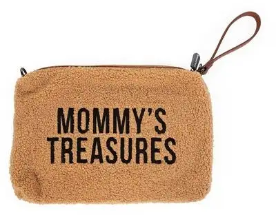Childhome Mommy's Treasures Clutchveske Teddy, Beige 1 Childhome Mommy's Treasures Clutchveske Teddy, Beige