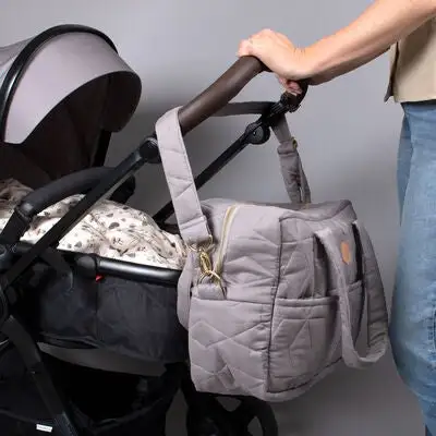 Filibabba Soft Quilt Stelleveske, Dark Grey 2 Filibabba Soft Quilt Stelleveske, Dark Grey - Bilde 2