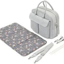 Bizzi Growin POD® Reiseseng Og Stelleveske, Whisper Grey -Tilbud jollyroom Butikk LPOD04 3220 4c