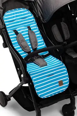 Nordbjørn Sittepute Striped, Blue 2 Nordbjørn Sittepute Striped, Blue - Bilde 2