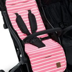 Nordbjørn Sittepute Striped, Pink -Tilbud jollyroom Butikk NB STRIPED PINK 1800 4b