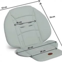 Petite Chérie Memory Foam Sittepute, Ashes Of Roses -Tilbud jollyroom Butikk PC 330443 ASHESOFROSES 1800 4C