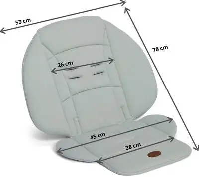 Petite Chérie Memory Foam Sittepute, Smoke 2 Petite Chérie Memory Foam Sittepute, Smoke - Bilde 2