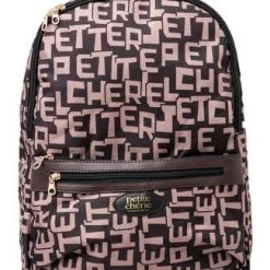 Petite Chérie Impression Stelleveske Ryggsekk, Coffee Brown