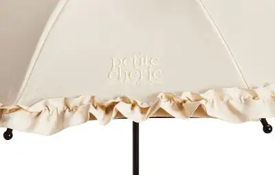 Petite Chérie Parasoll Med Blonder Til Barnevogn, Bleached Sand 4 Petite Chérie Parasoll Med Blonder Til Barnevogn, Bleached Sand - Bilde 4