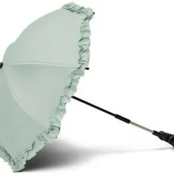 Petite Chérie Parasoll Med Volanger Til Barnevogn, Frosty Green