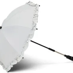 Petite Chérie Parasoll Med Volanger Til Barnevogn, Glacier Grey